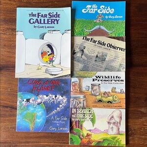 6 THE FAR SIDE by Gary Larson Bundle Lot Set 6 Paperback Vintage Books